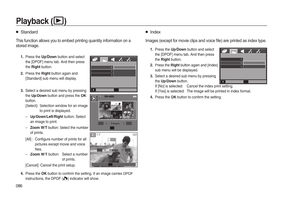 Playback ( playback ( )) | Samsung EC-I85ZZBBA-AU User Manual | Page 86 / 130