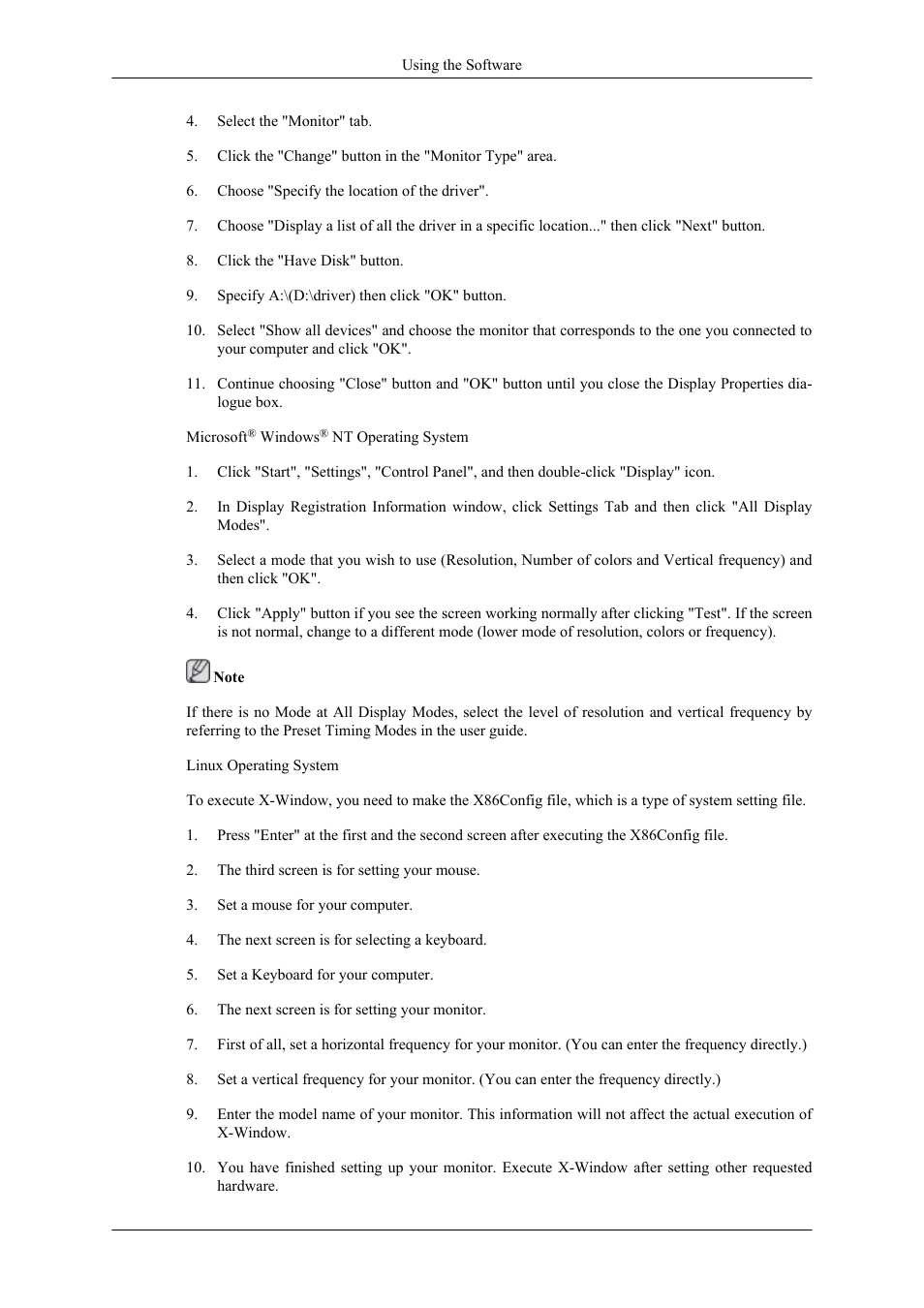 Samsung LS20TDNSUV-ZA User Manual | Page 34 / 80