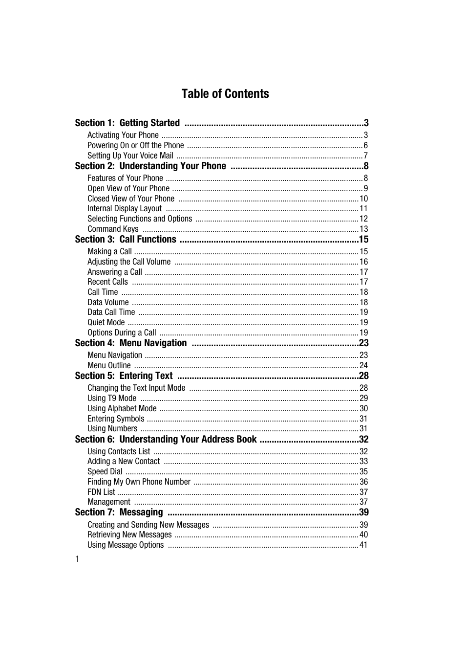 Samsung SGH-A117ZKCATT User Manual | Page 4 / 92