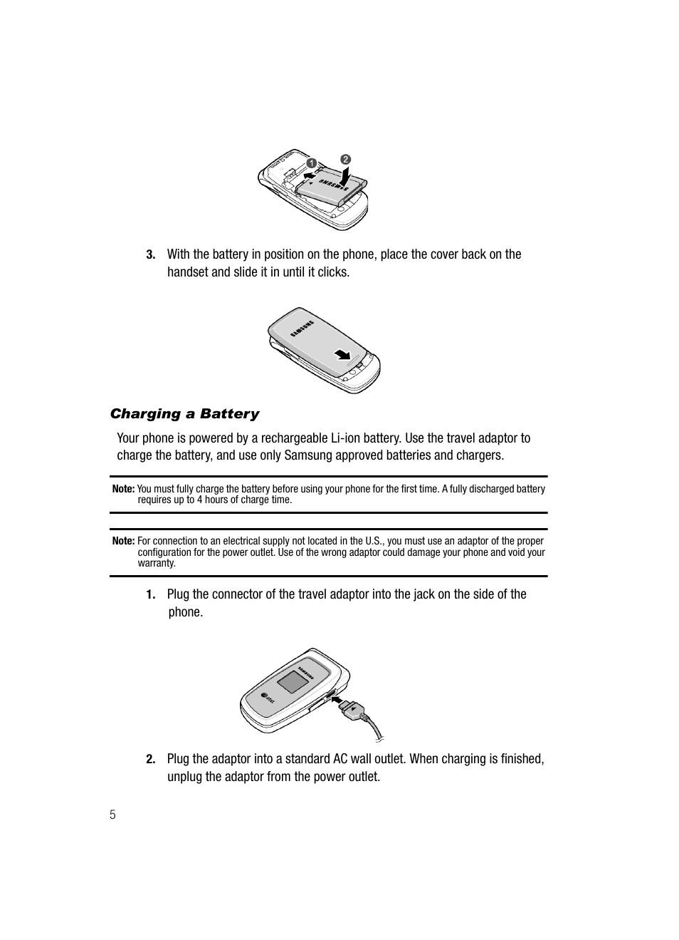 Samsung SGH-A117ZKCATT User Manual | Page 8 / 92