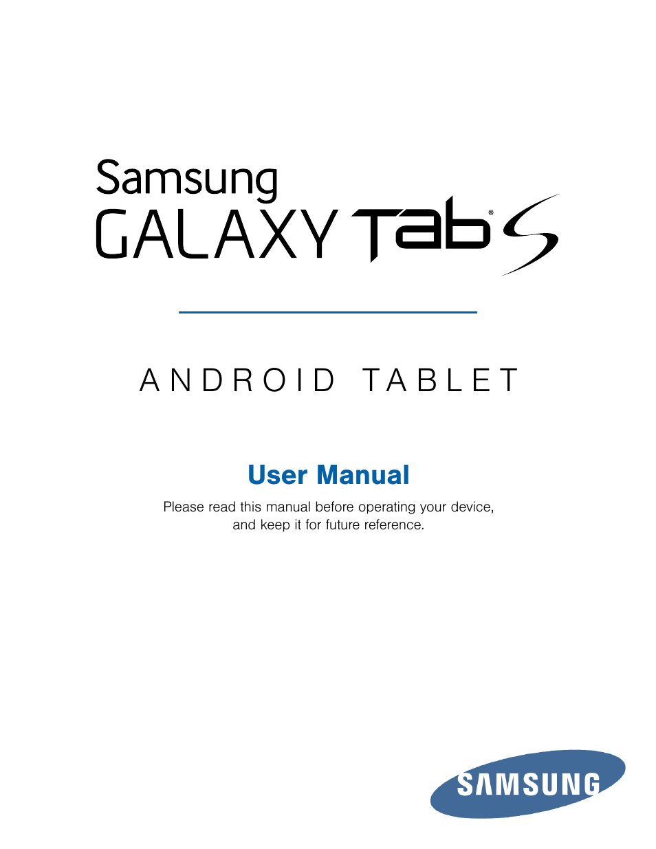Samsung SM-T800NTSAXAR User Manual | 83 pages