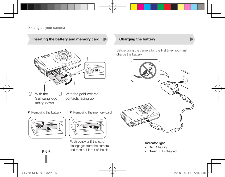 Samsung EC-SL720ZBPBUS User Manual | Page 6 / 24