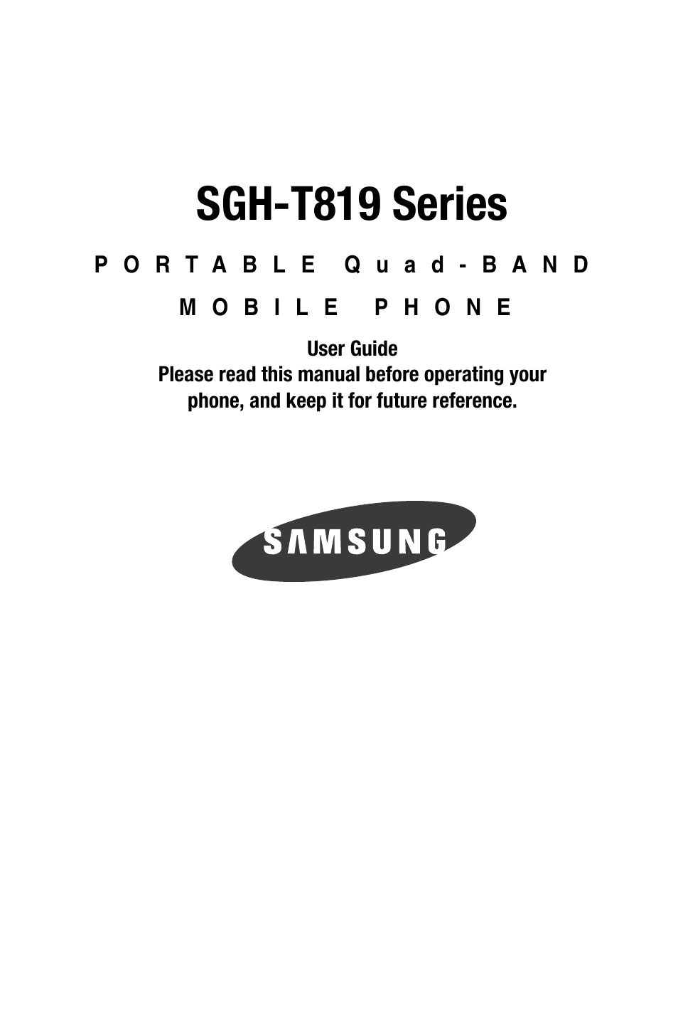 Samsung SGH-T819CNATMB User Manual | 186 pages