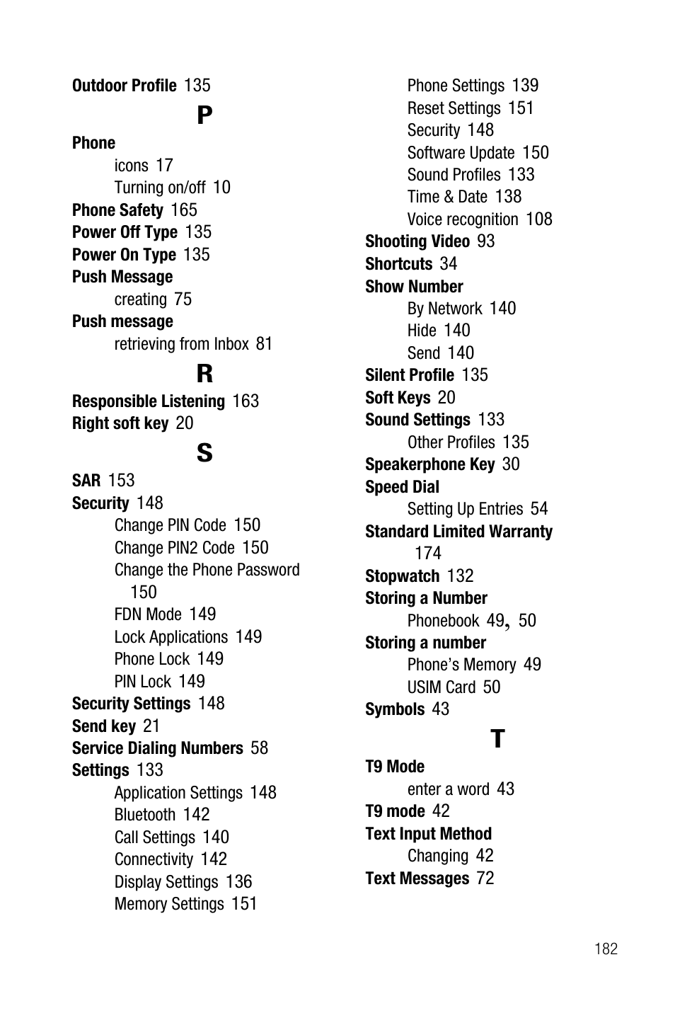 Samsung SGH-T819CNATMB User Manual | Page 185 / 186