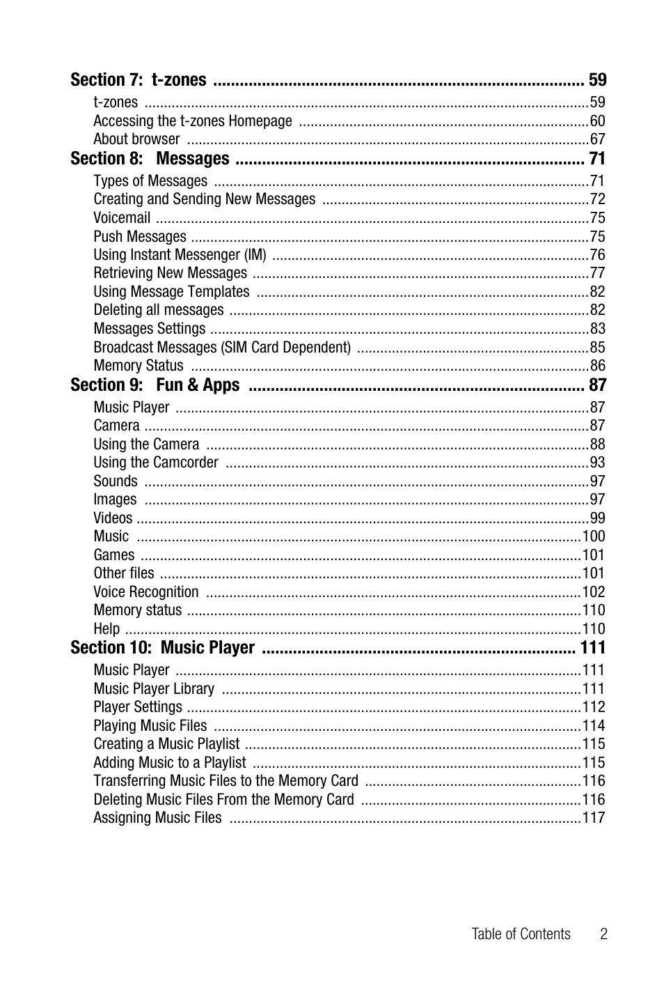 Samsung SGH-T819CNATMB User Manual | Page 5 / 186