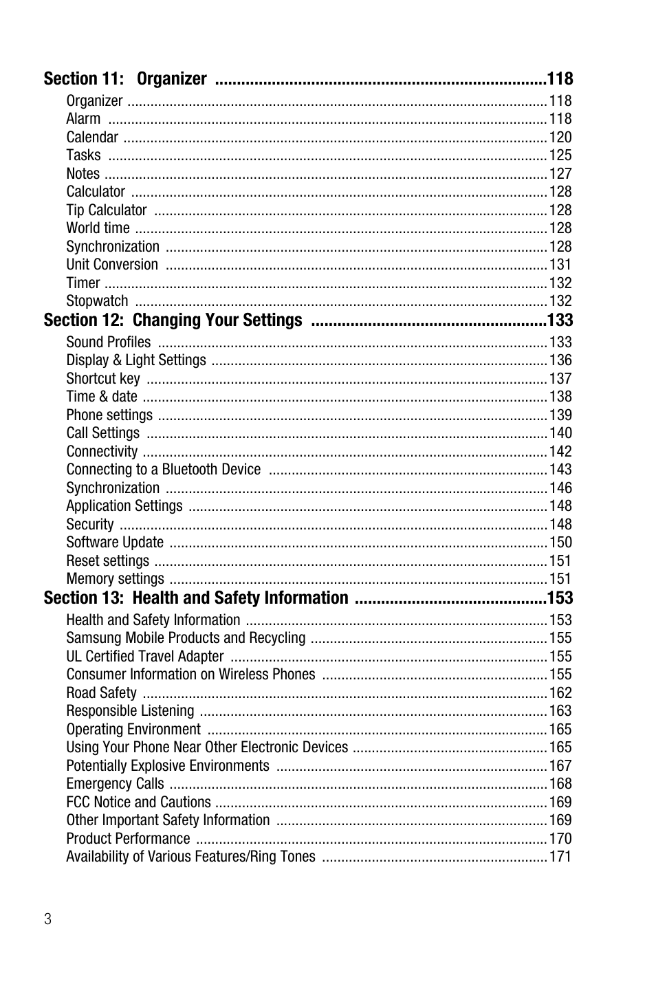 Samsung SGH-T819CNATMB User Manual | Page 6 / 186