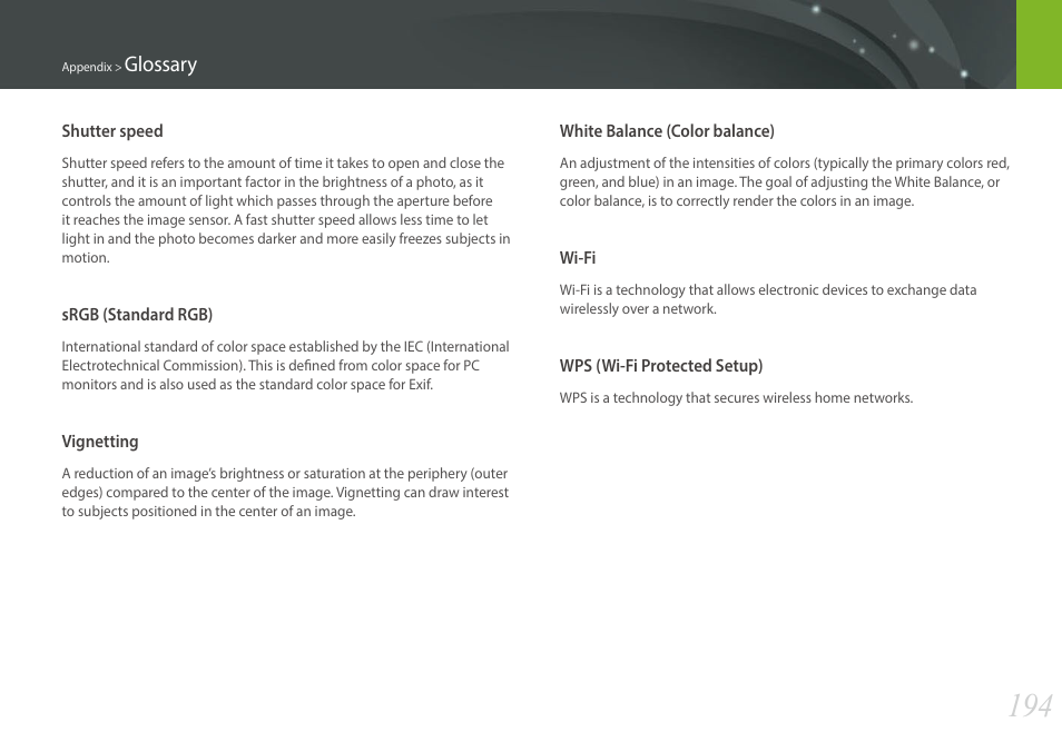 Samsung EV-NX300MBSTUS User Manual | Page 195 / 203