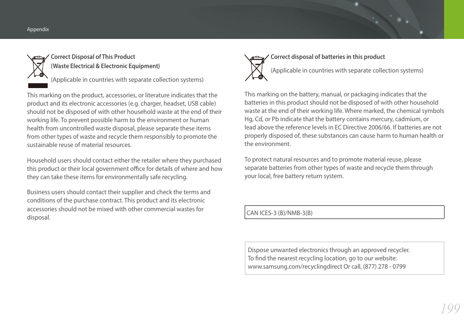 Samsung EV-NX300MBSTUS User Manual | Page 200 / 203