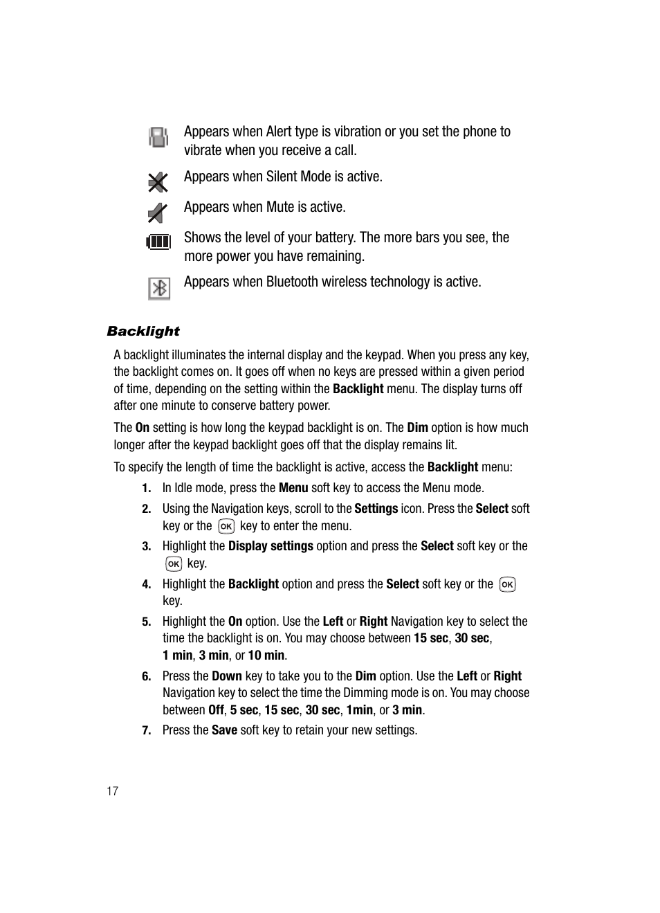 Samsung SGH-T329NSBTMB User Manual | Page 20 / 143