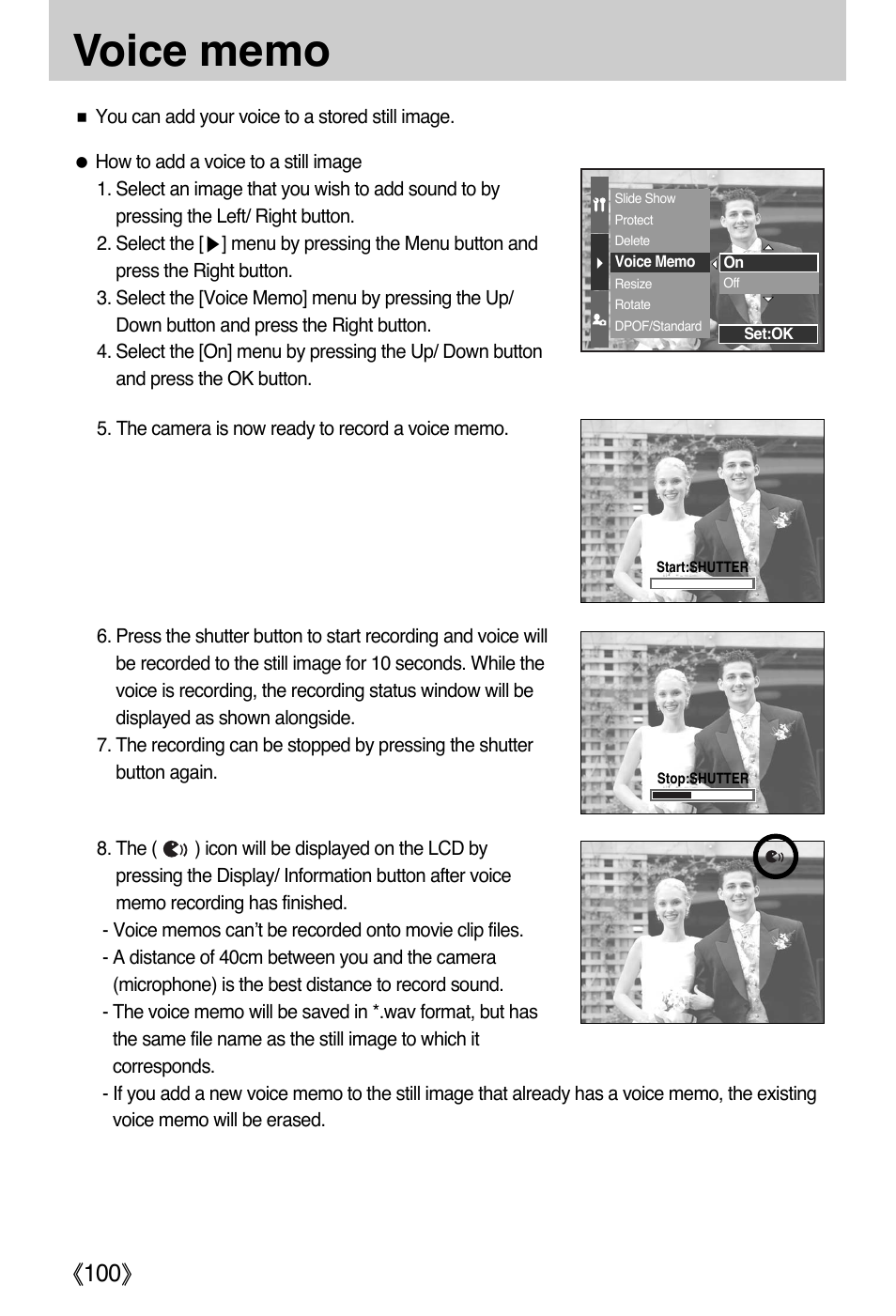 Ŝ100ş | Samsung EC-PR815BBA-US User Manual | Page 100 / 164