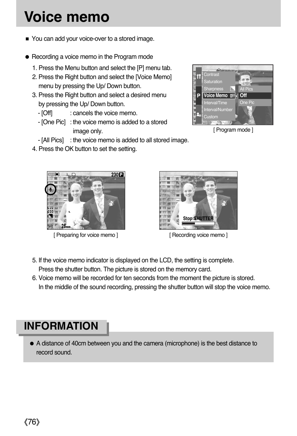 Information, Ŝ76ş | Samsung EC-PR815BBA-US User Manual | Page 76 / 164