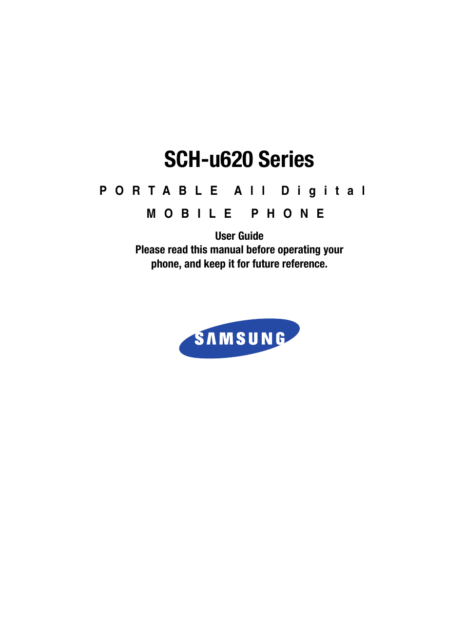 Samsung SCH-U620ZKAVZW User Manual | 150 pages