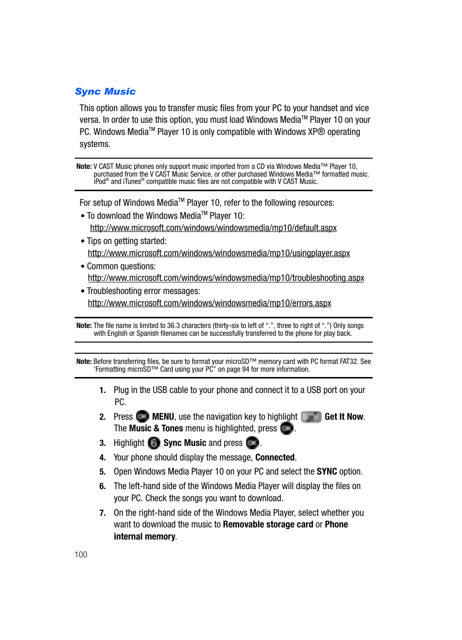 Samsung SCH-U620ZKAVZW User Manual | Page 100 / 150