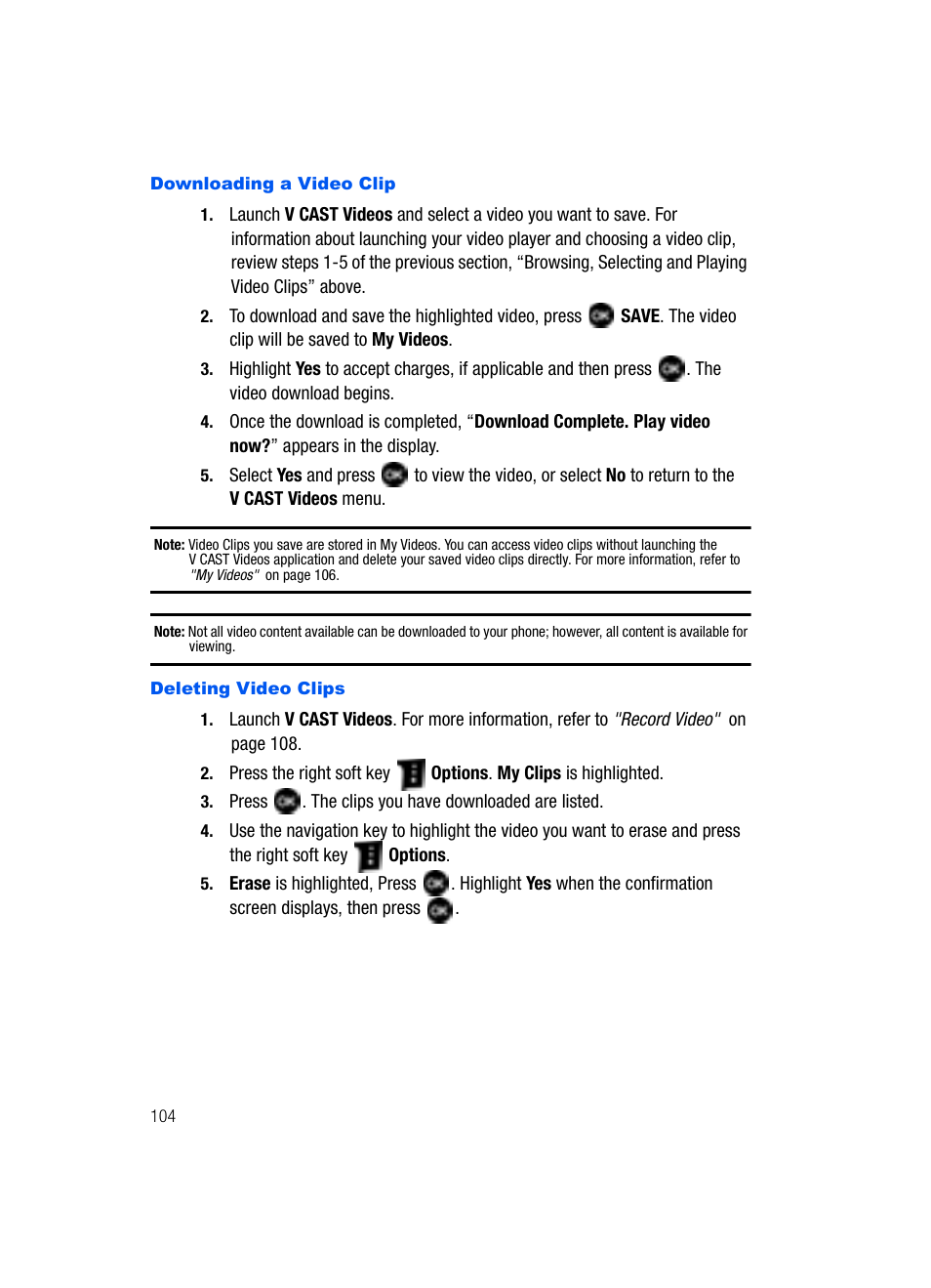 Samsung SCH-U620ZKAVZW User Manual | Page 104 / 150