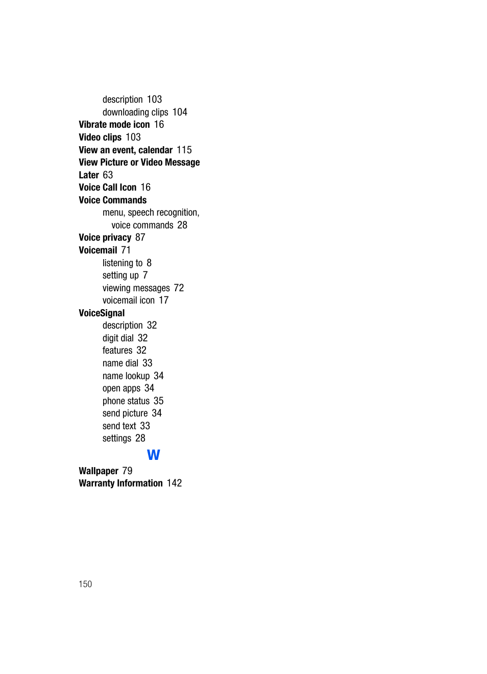 Samsung SCH-U620ZKAVZW User Manual | Page 150 / 150