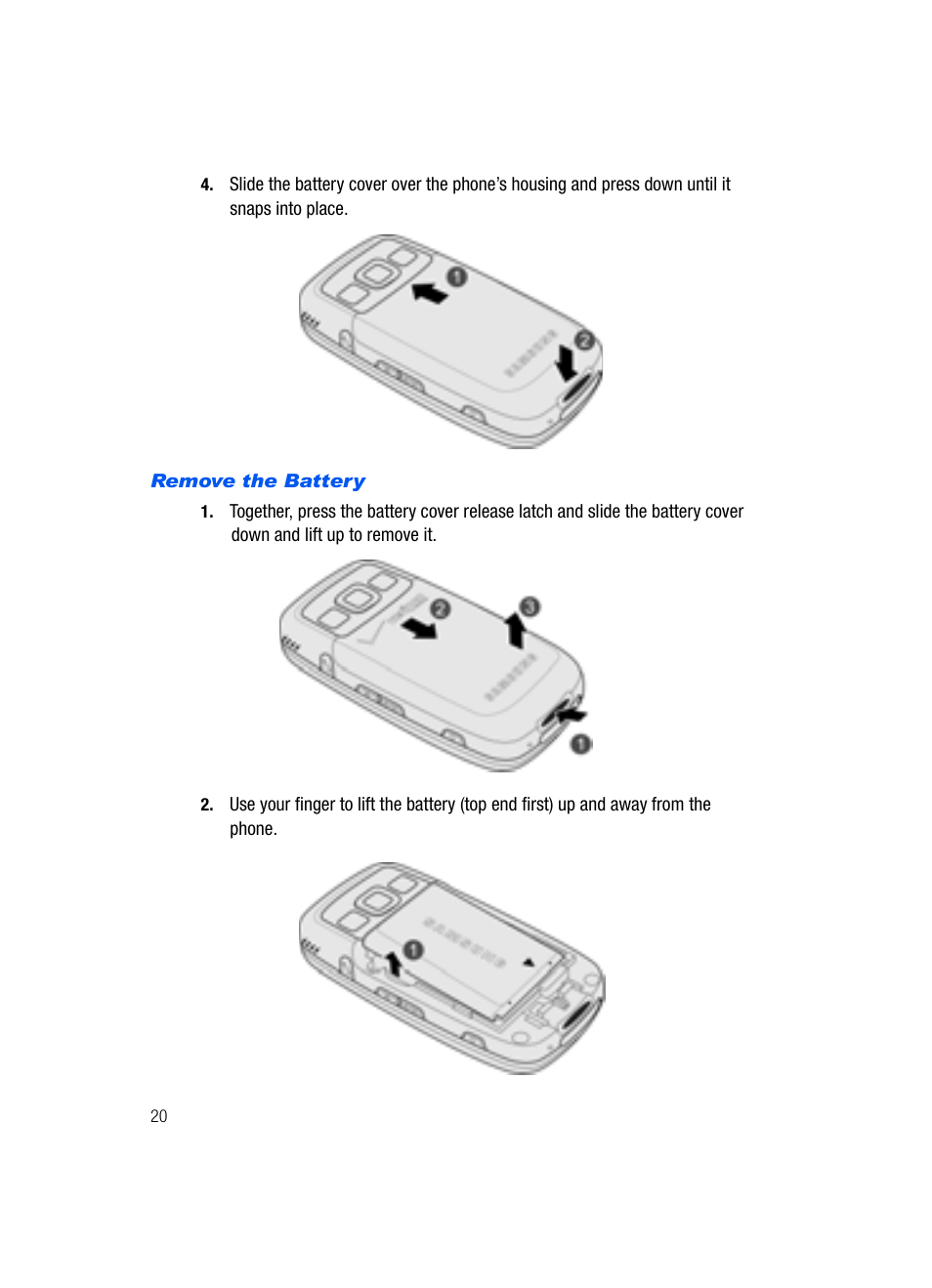 Samsung SCH-U620ZKAVZW User Manual | Page 20 / 150