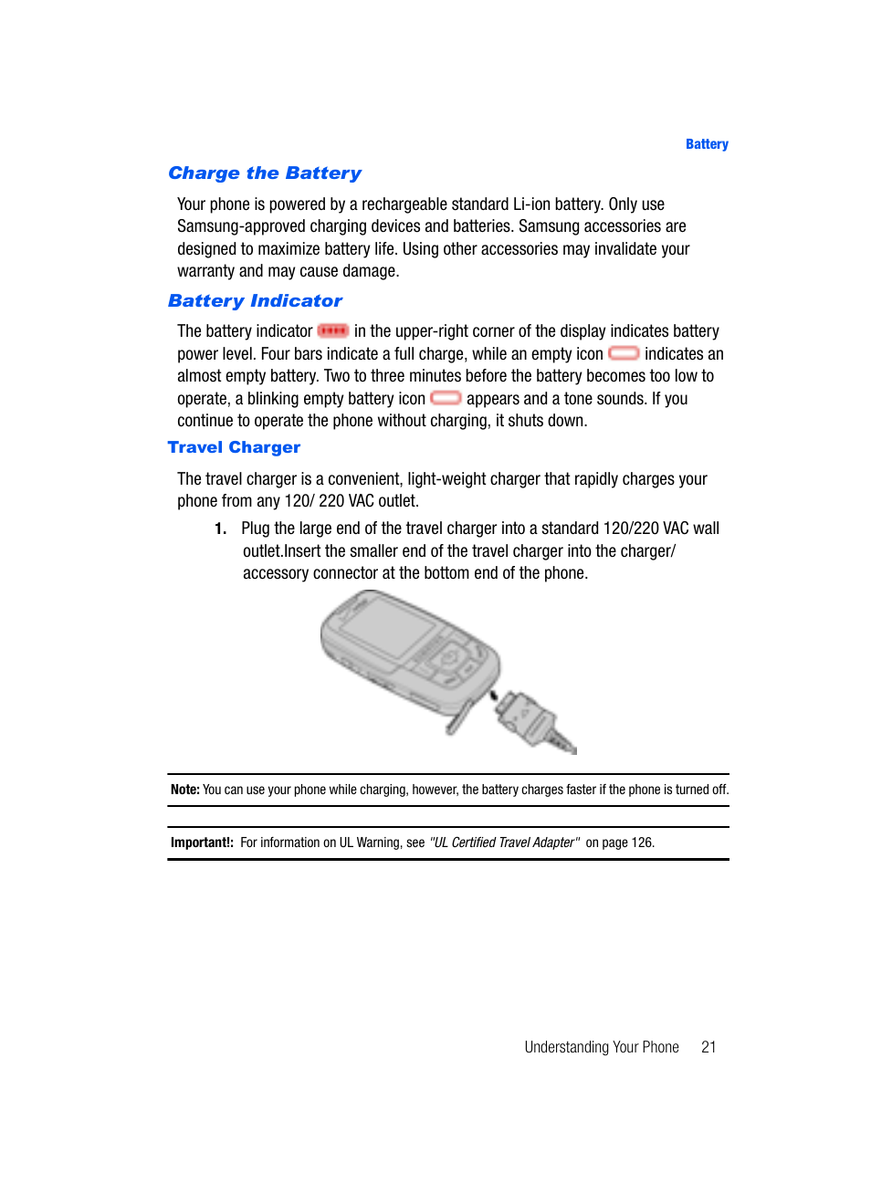 Samsung SCH-U620ZKAVZW User Manual | Page 21 / 150