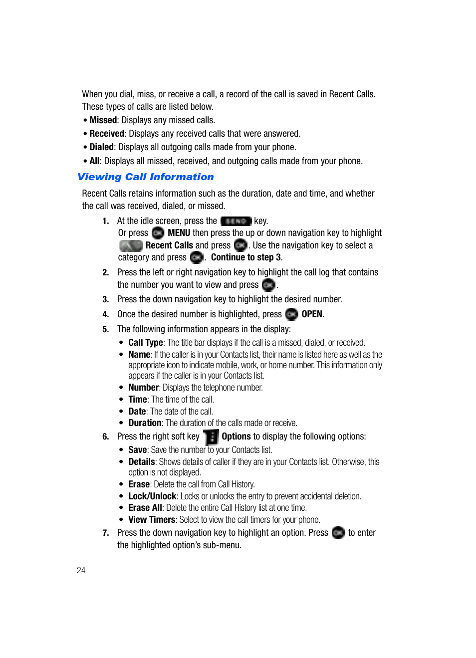 Samsung SCH-U620ZKAVZW User Manual | Page 24 / 150