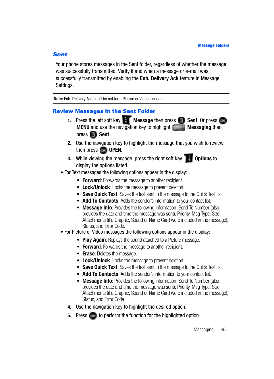 Samsung SCH-U620ZKAVZW User Manual | Page 65 / 150