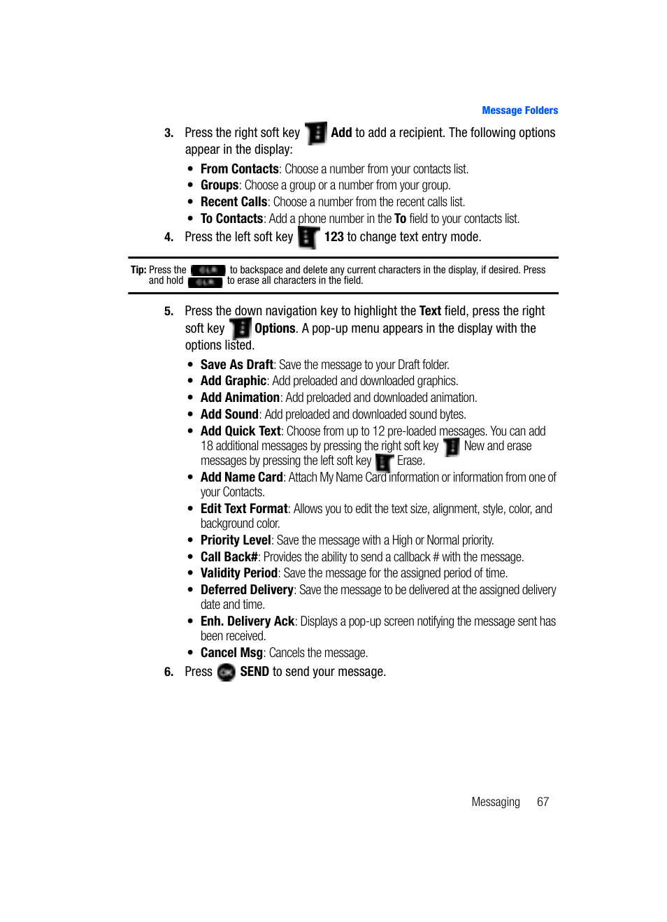 Samsung SCH-U620ZKAVZW User Manual | Page 67 / 150