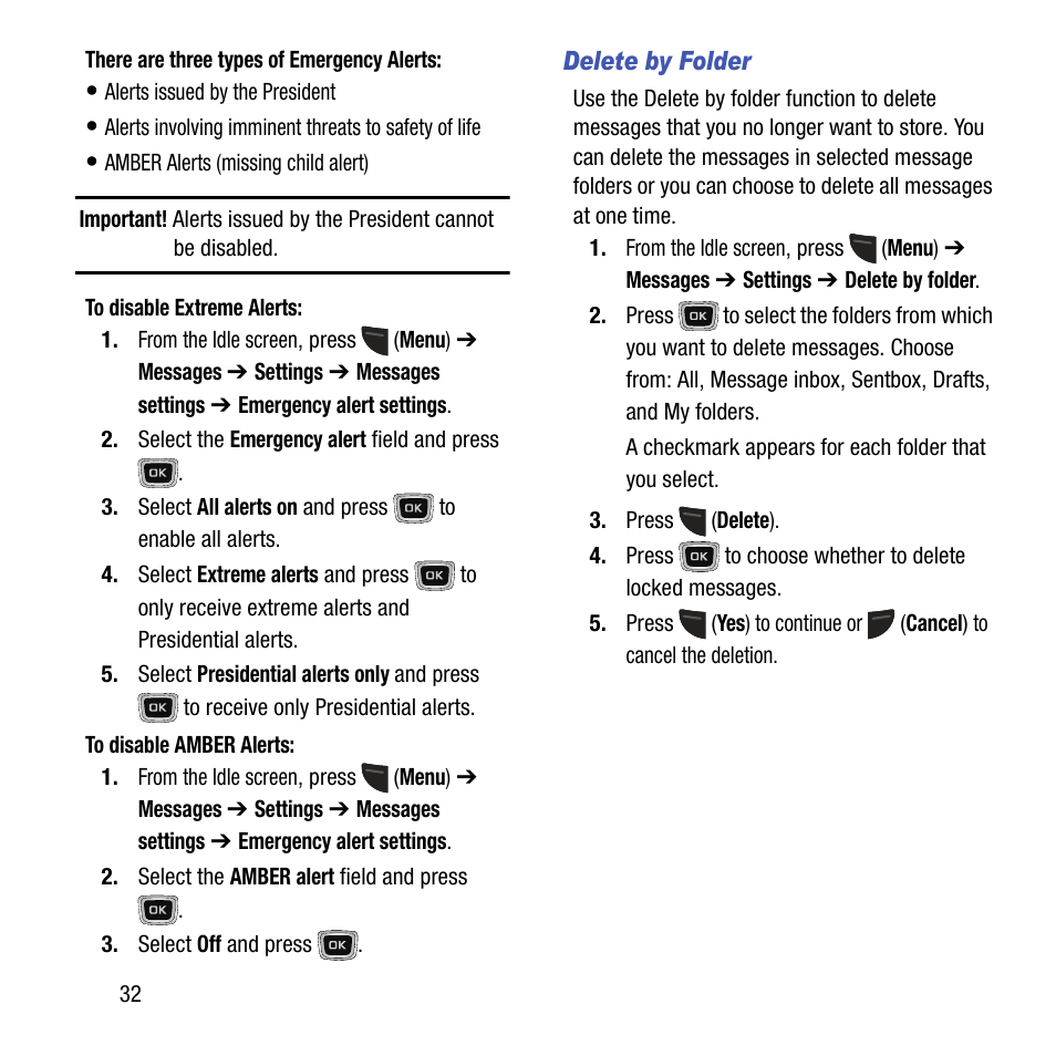 Samsung SGH-T199ZKWTMB User Manual | Page 36 / 106