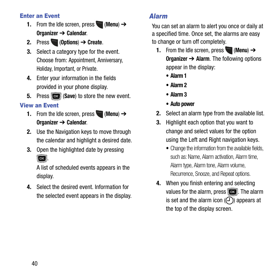 Samsung SGH-T199ZKWTMB User Manual | Page 44 / 106