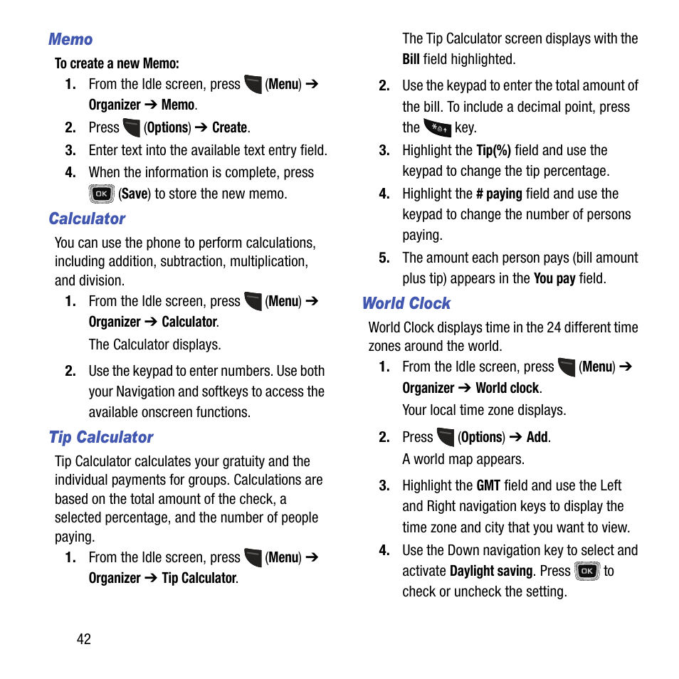 Samsung SGH-T199ZKWTMB User Manual | Page 46 / 106