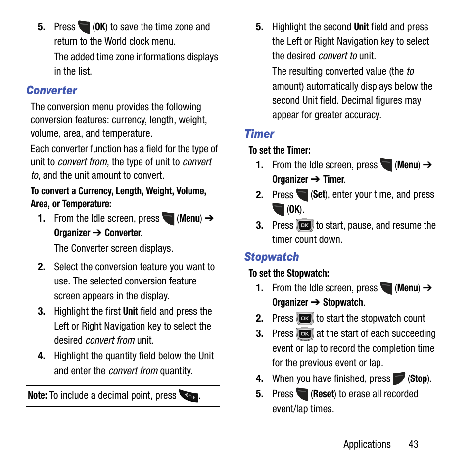 Samsung SGH-T199ZKWTMB User Manual | Page 47 / 106