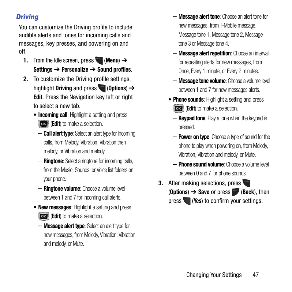 Samsung SGH-T199ZKWTMB User Manual | Page 51 / 106