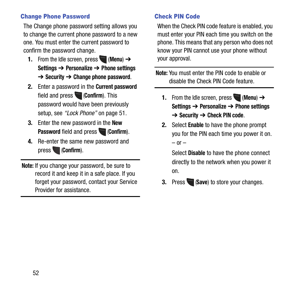 Samsung SGH-T199ZKWTMB User Manual | Page 56 / 106