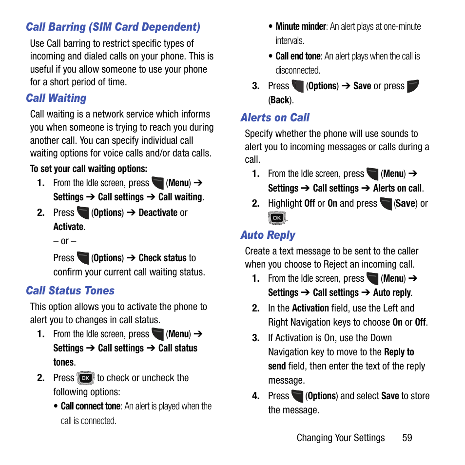 Samsung SGH-T199ZKWTMB User Manual | Page 63 / 106