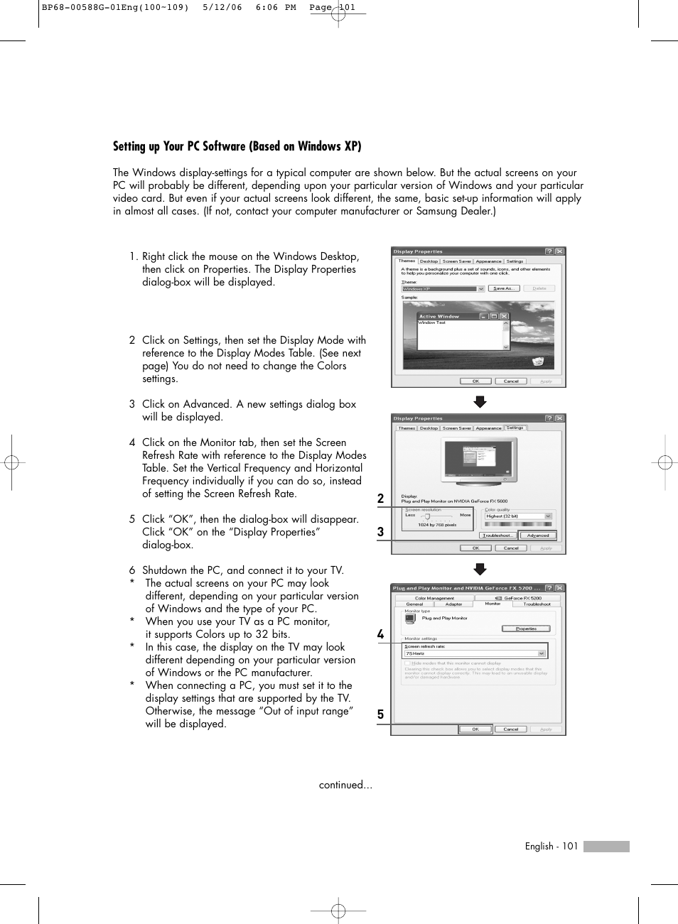 Samsung HLS6767WX-XAA User Manual | Page 101 / 116