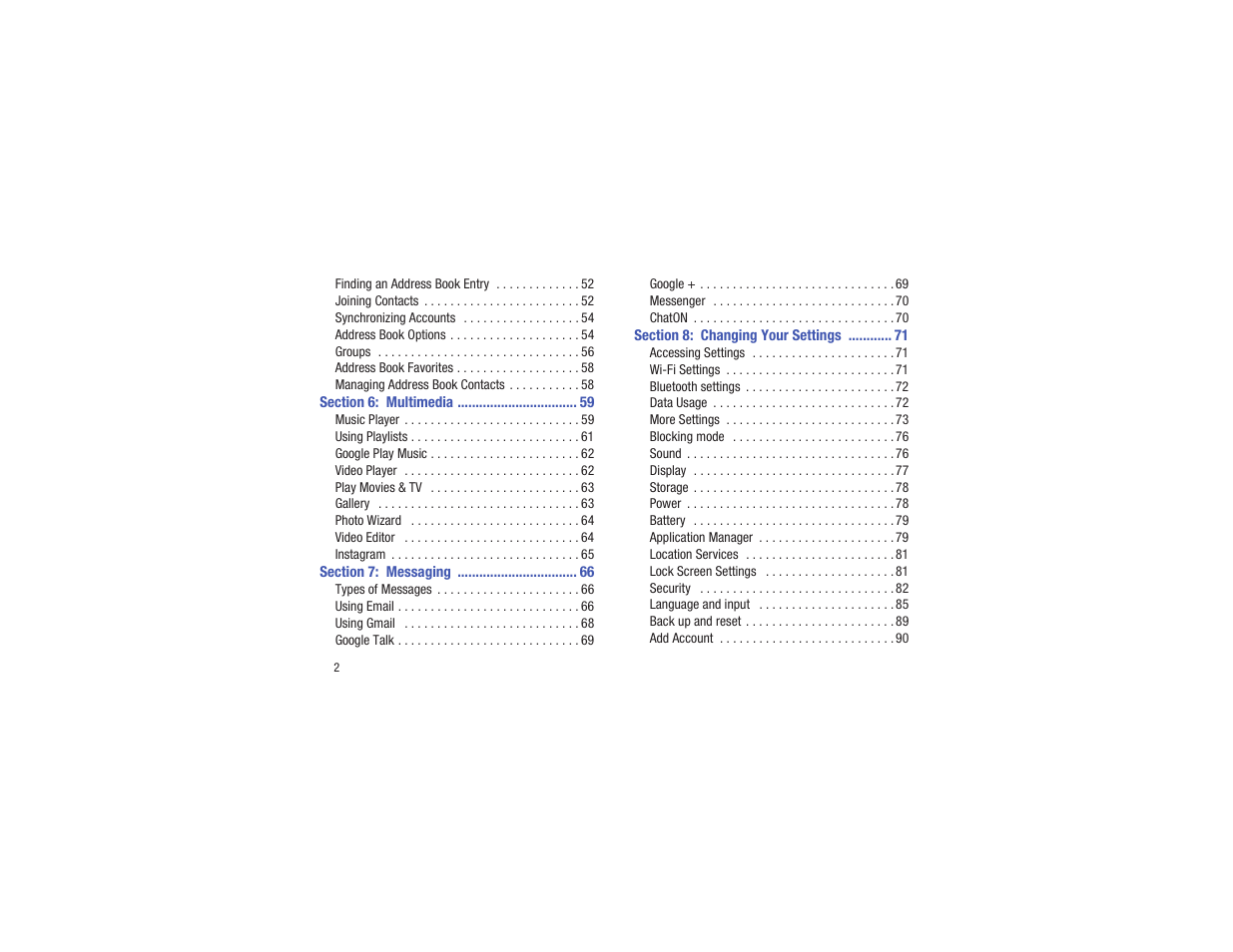 Samsung EK-GC110ZKAXAR User Manual | Page 6 / 177