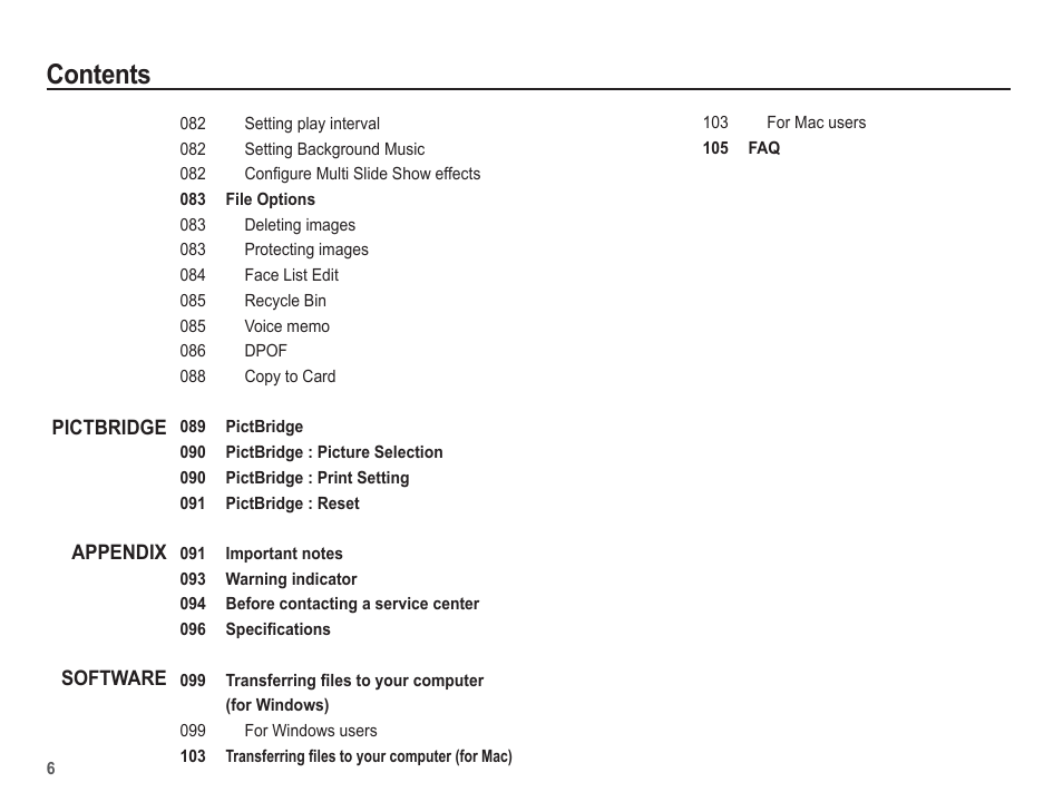 Samsung EC-TL110ZBPBUS User Manual | Page 7 / 109