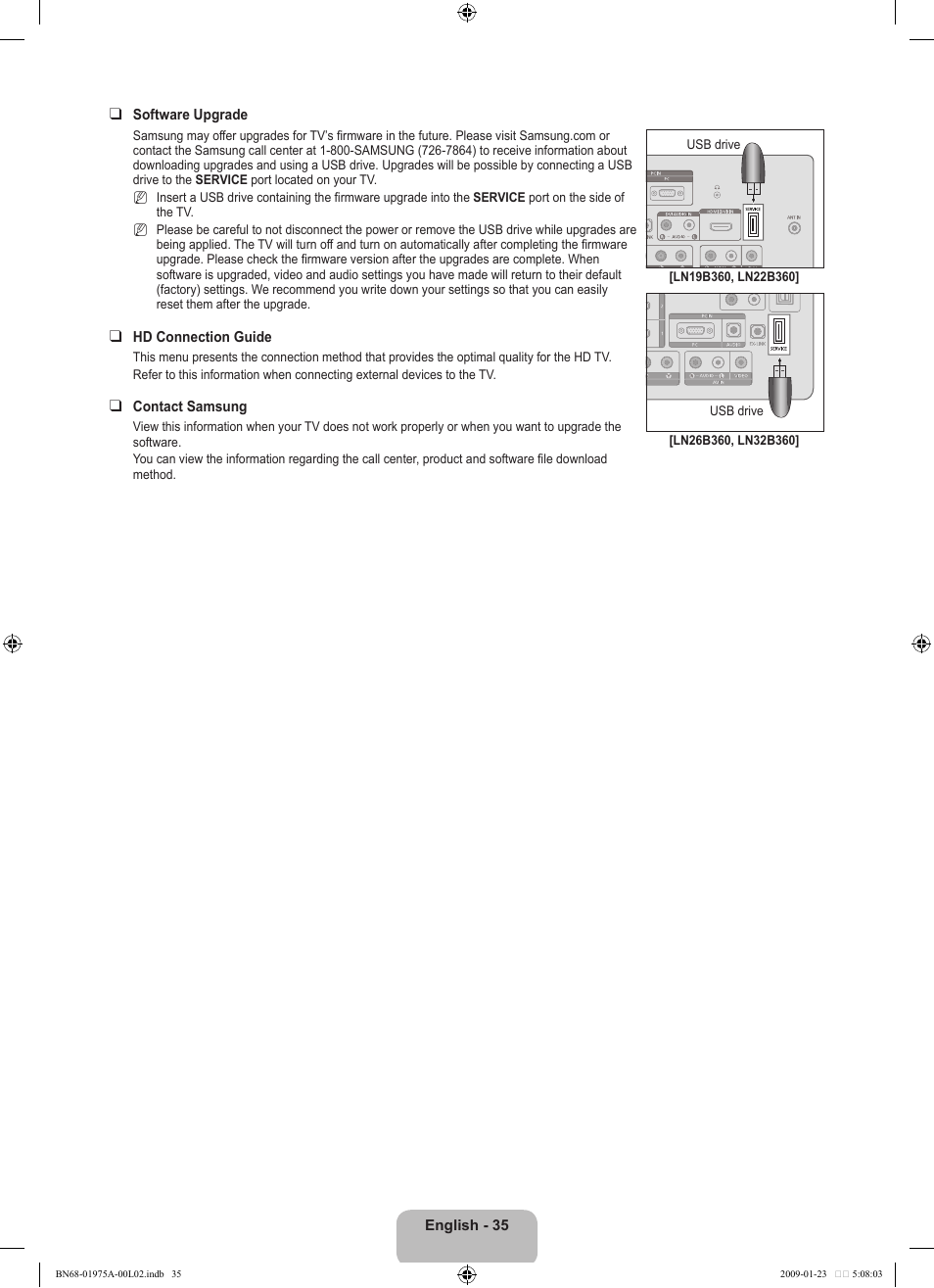 Samsung LN22B360C5DUZA User Manual | Page 37 / 93