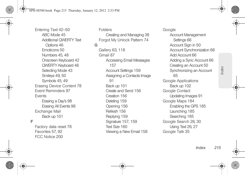 Samsung SPH-M580ZKASPR User Manual | Page 229 / 236