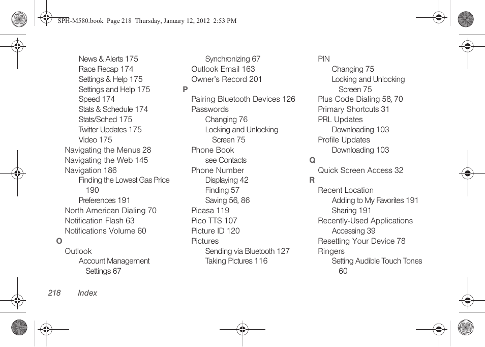 Samsung SPH-M580ZKASPR User Manual | Page 232 / 236