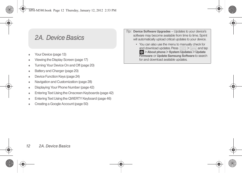 2a. device basics | Samsung SPH-M580ZKASPR User Manual | Page 26 / 236