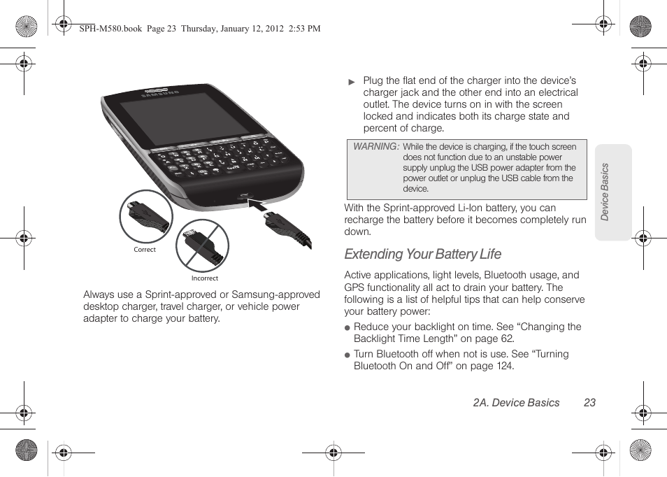 Extending your battery life | Samsung SPH-M580ZKASPR User Manual | Page 37 / 236