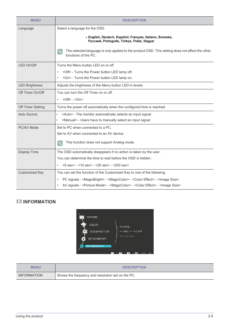 Information | Samsung LS22EFVKUV-ZC User Manual | Page 29 / 43