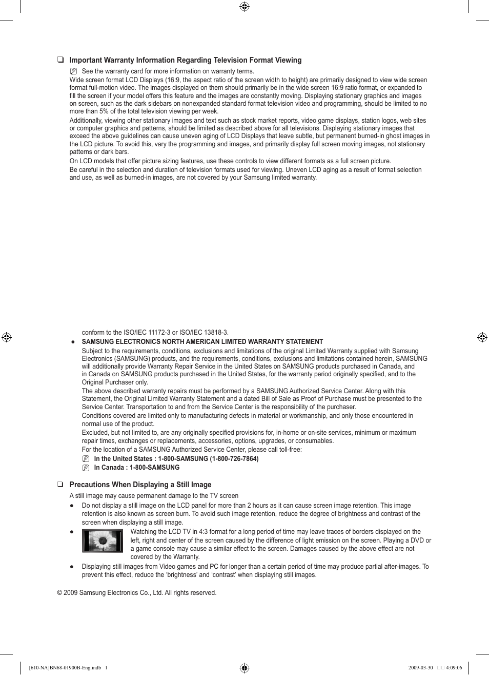 Samsung LN40B610A5FUZA User Manual | Page 2 / 131
