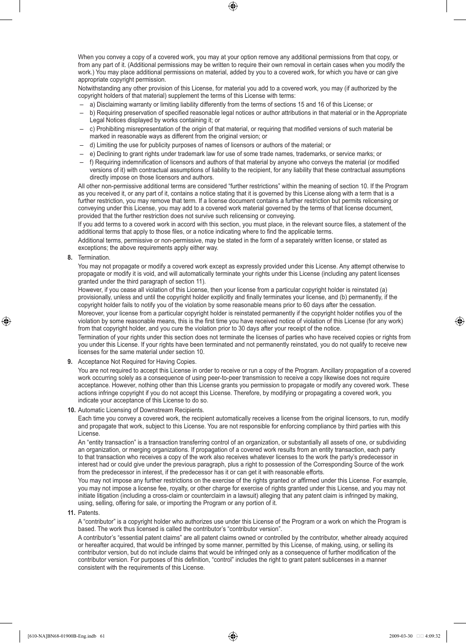 Samsung LN40B610A5FUZA User Manual | Page 63 / 131