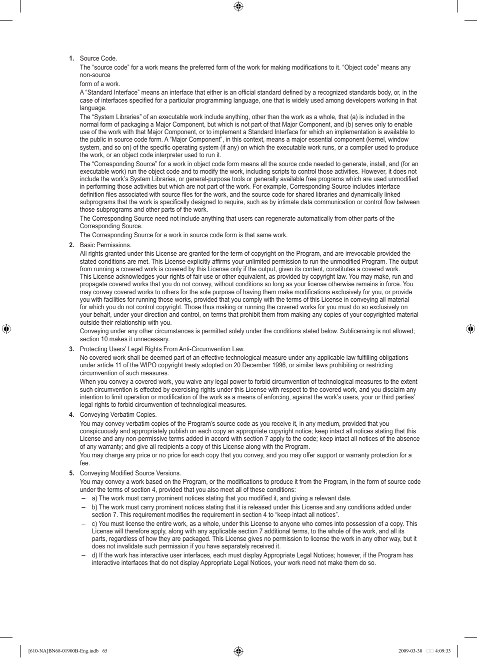 Samsung LN40B610A5FUZA User Manual | Page 67 / 131