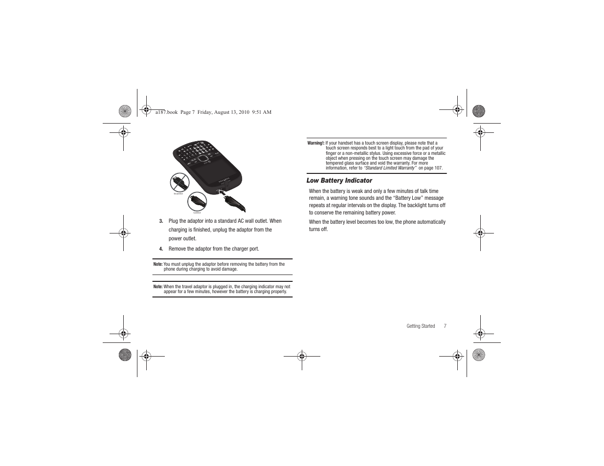 Samsung SGH-A187ZBCATT User Manual | Page 11 / 123