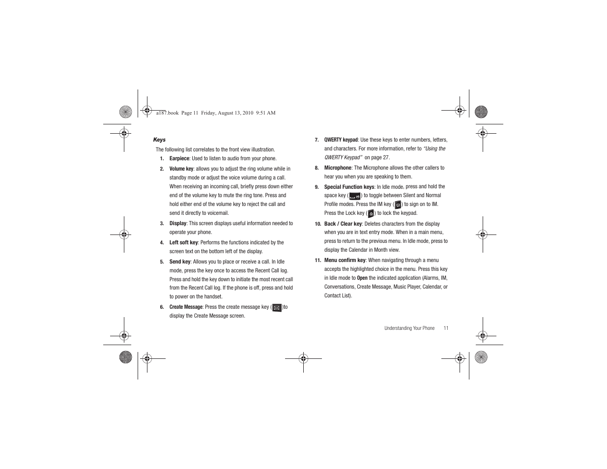 Samsung SGH-A187ZBCATT User Manual | Page 15 / 123