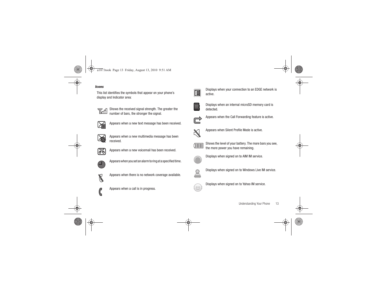 Samsung SGH-A187ZBCATT User Manual | Page 17 / 123