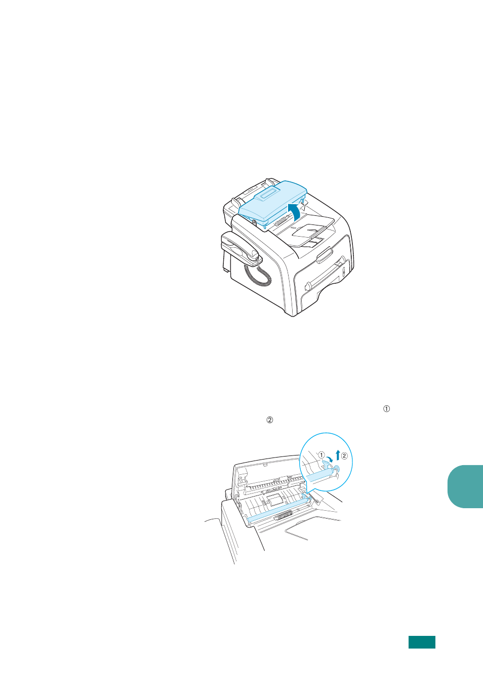 Cleaning the scan unit | Samsung SF-565P-XAA User Manual | Page 162 / 212