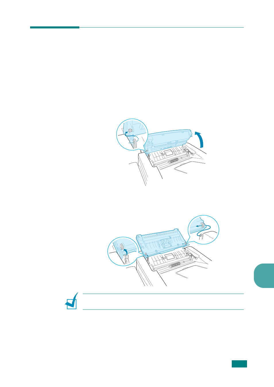 Replacing the adf rubber pad | Samsung SF-565P-XAA User Manual | Page 170 / 212