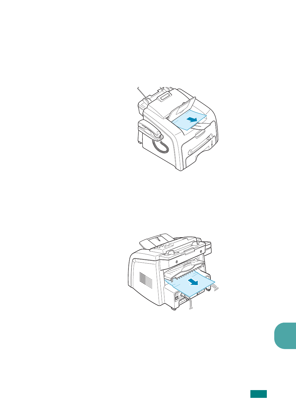 In the paper exit area | Samsung SF-565P-XAA User Manual | Page 176 / 212