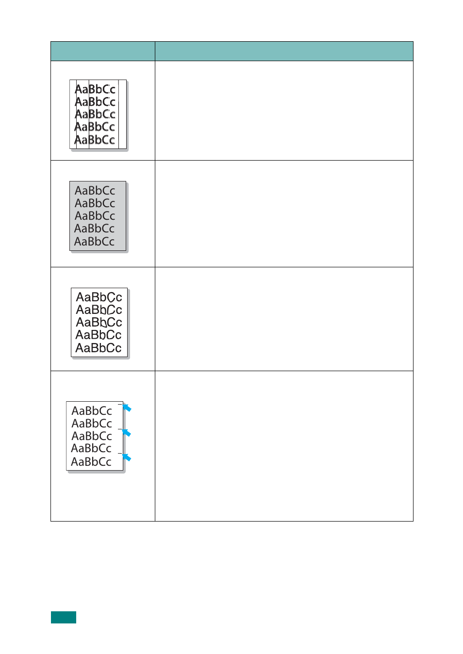 Vertical repetitive, Defects | Samsung SF-565P-XAA User Manual | Page 187 / 212